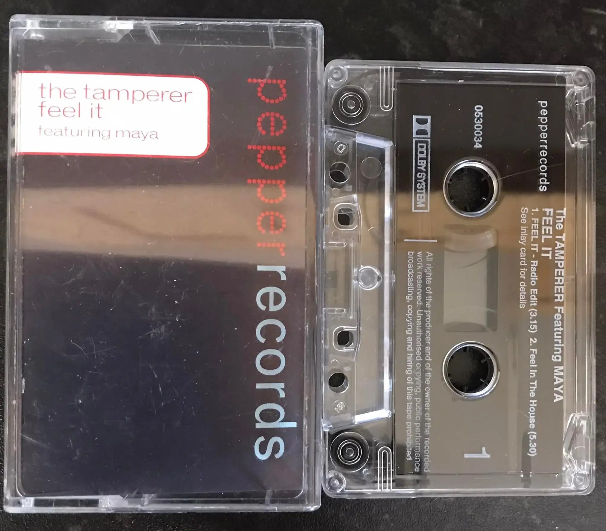 The Tamperer, Feat Maya, Feel It Single Album, 0530034, Vintage Cassette Magretro