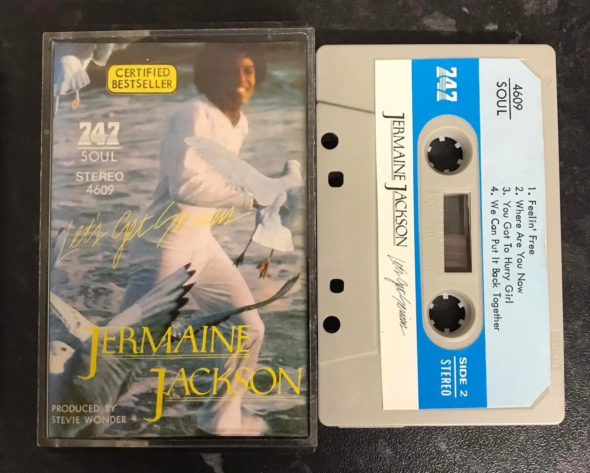 Jermaine Jackson Let's Get Serious, 747 Release Label (Unofficial), Vintage Magretro