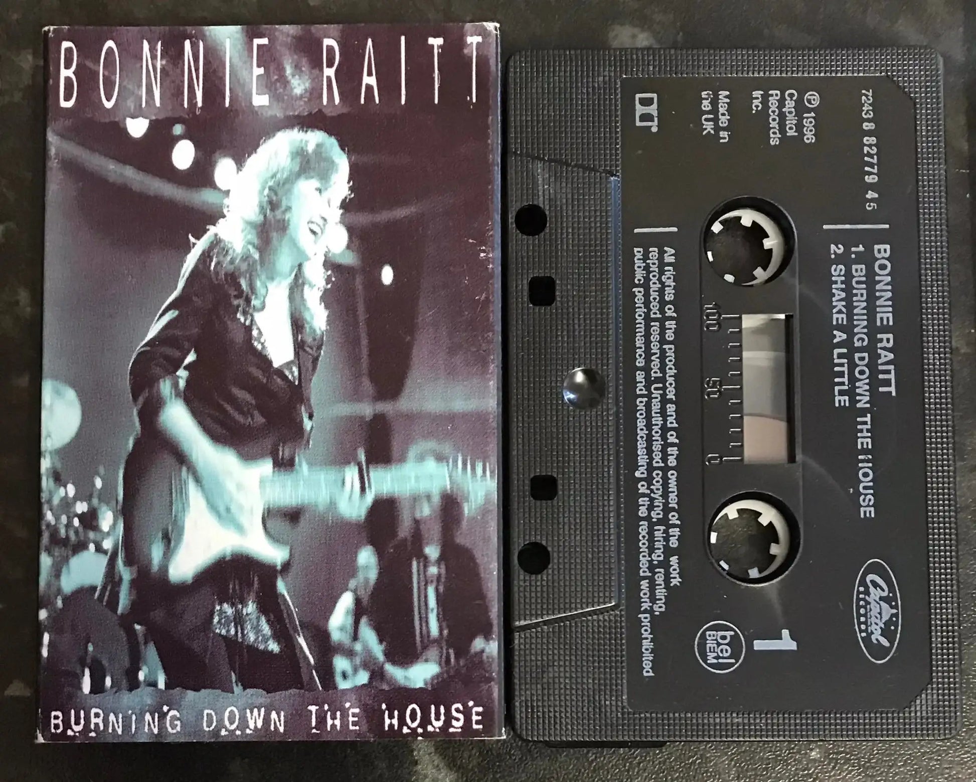 Bonnie Raitt, Burning Down The House Live Single, 7243 8 82779 4 5 Magretro