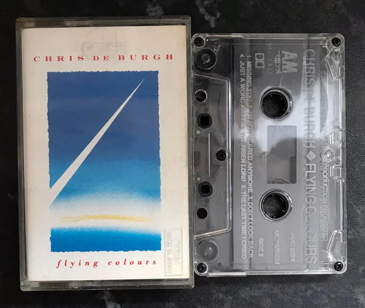 Chris De Burgh, Flying Colours Album, AMC 5224, Vintage Cassette Magretro