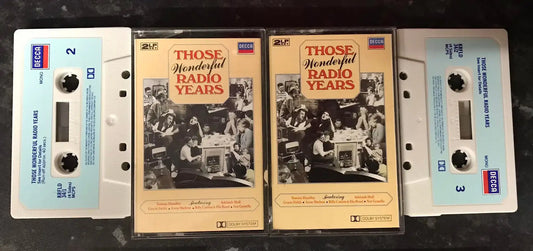 Those Wonderful Radio Years, vol 1 and 2, krfld 34, Decca, Vintage Cassette Magretro