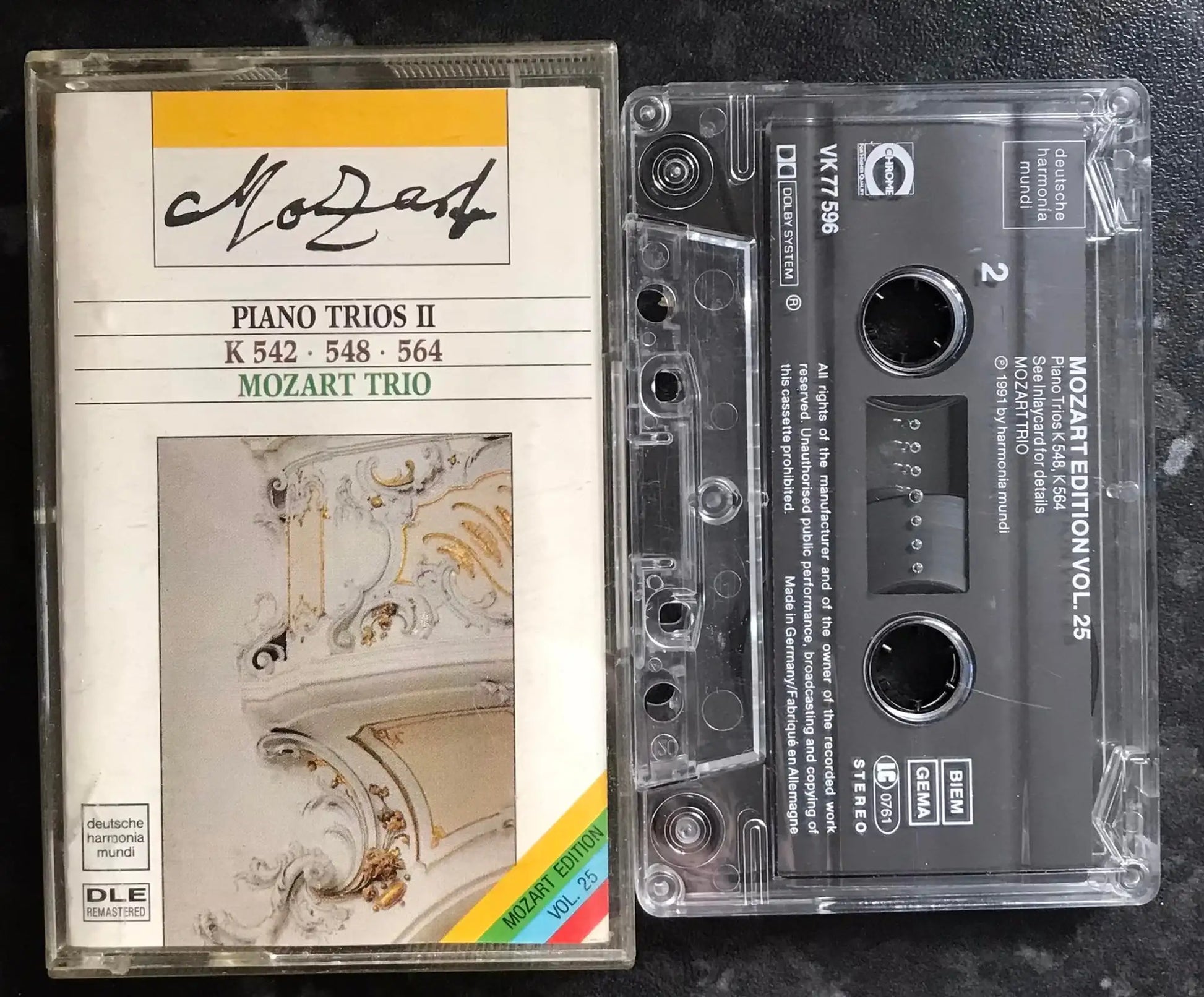 Mozart Edition Vol. 25: Piano Trios II K 542. 548. 564, RARE, VK77596, Vintage Magretro