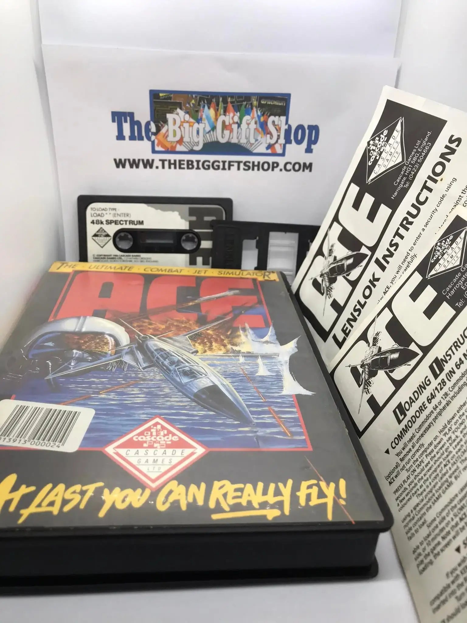 ACE (Tested Working), ZX Spectrum, Released by Cascade Games Ltd Magretro