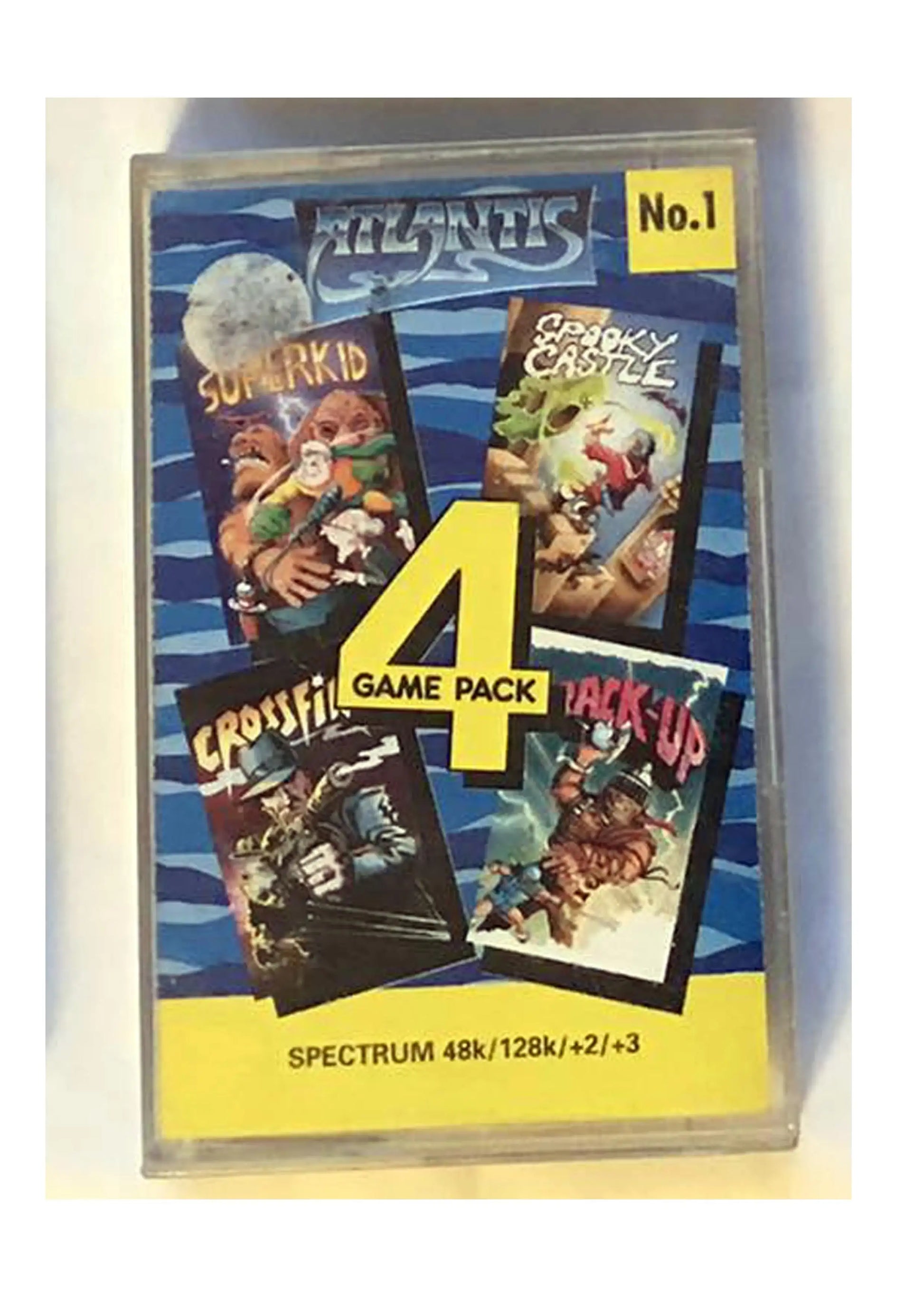 4 Game pack, ZX Spectrum by Atlantis, Working Magretro