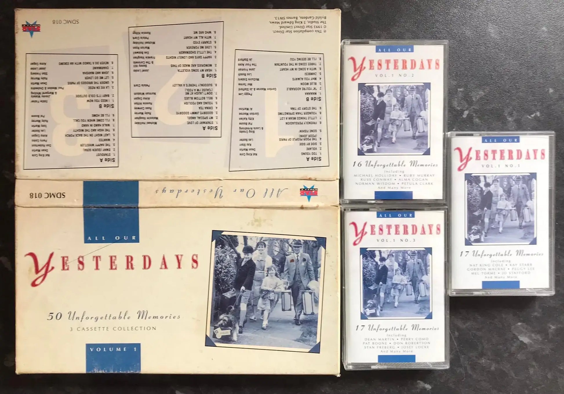All Our Yesterdays Album, Volume 1, Vintage Cassette, 3 tape set Magretro
