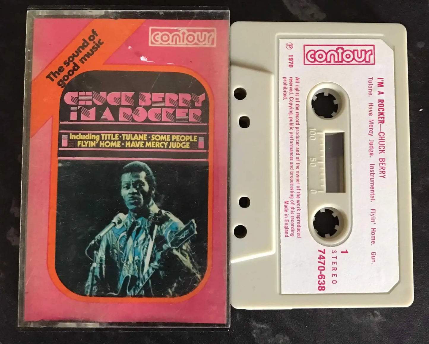 Chuck Berry, I'm A Rocker Album, Contour 1970, 7470-638, Vintage Cassette Magretro