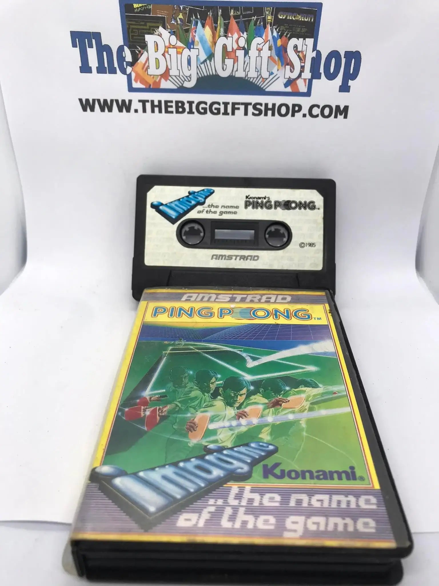 Ping Pong, CPC 464 / 664, Released by Imagine Software / Konami (SUPER RARE) Magretro