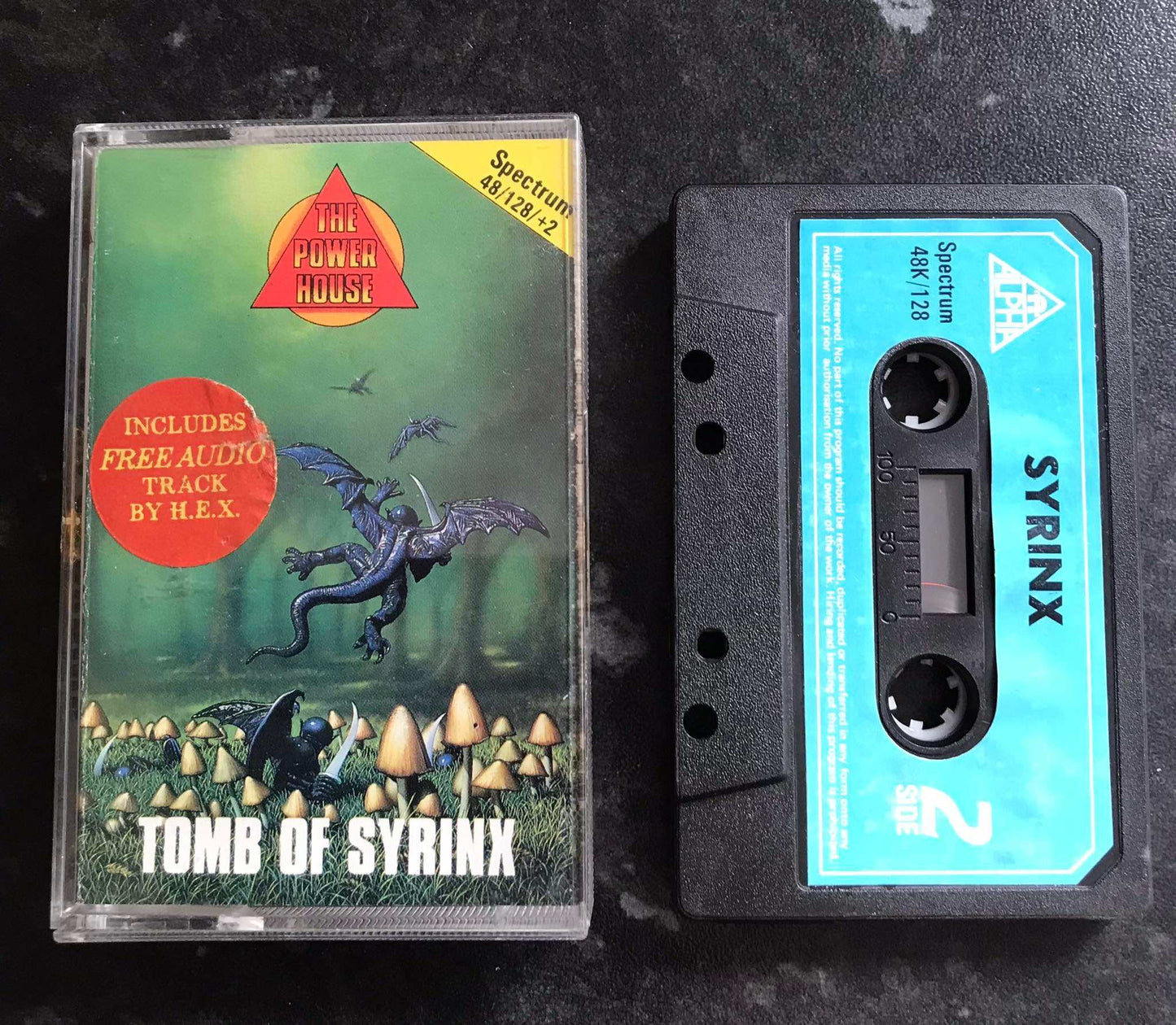 Tomb of Syrinx (Working), ZX Spectrum, by The Power House Magretro