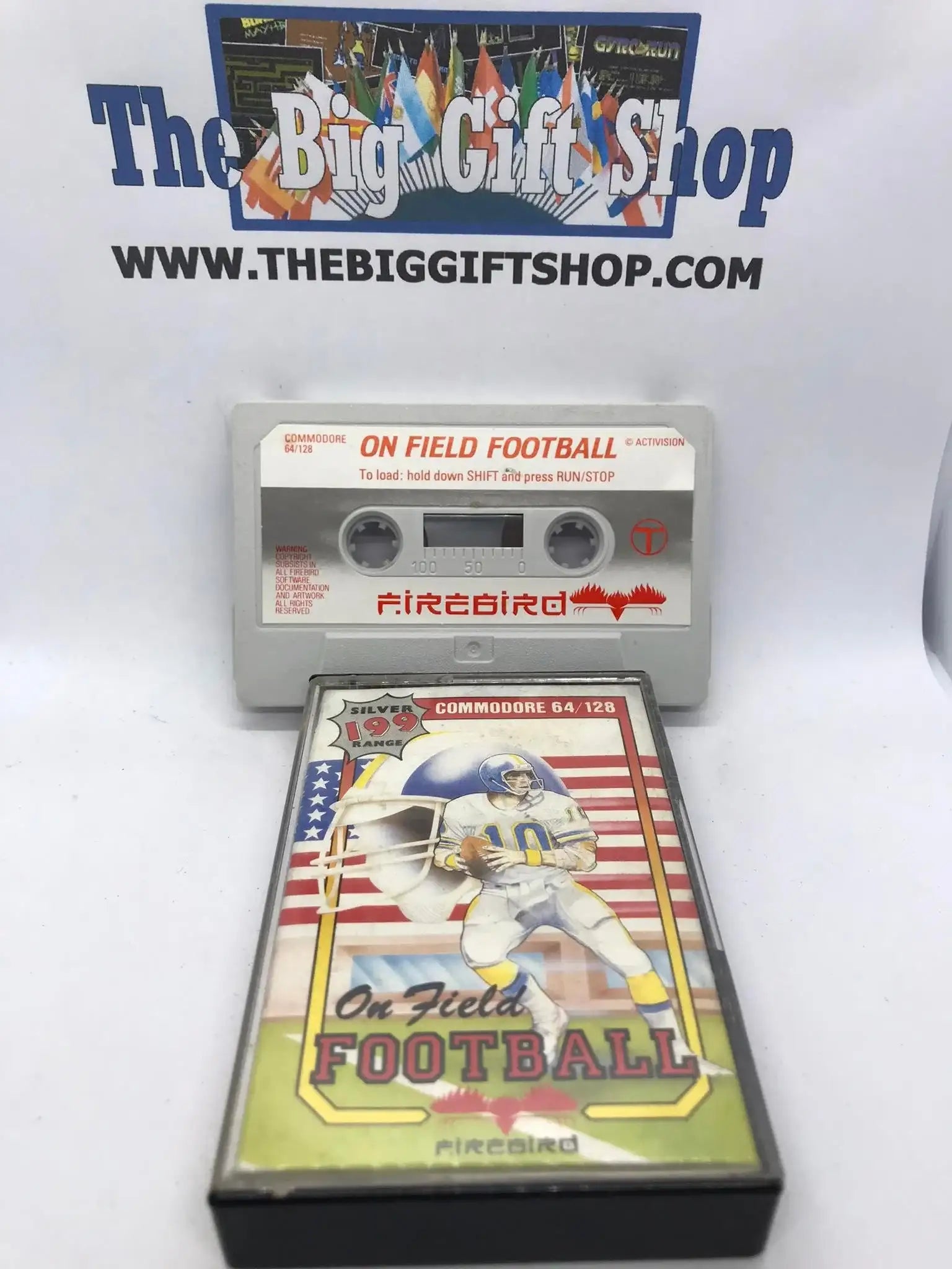 On Field Football, C64 Game, Released by Firebird, WORKING Magretro