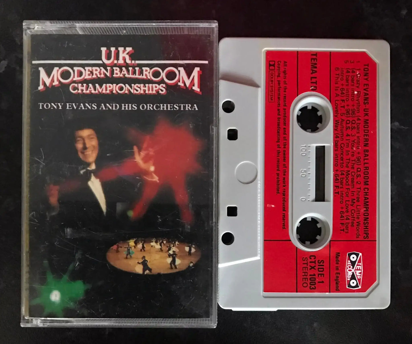 UK Modern Ballroom Championships Album, Tony Evans Orchestra, CTX 1003 Magretro