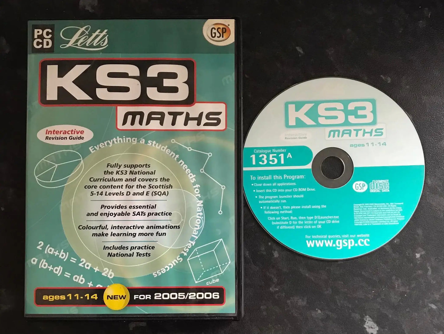 KS3 Maths, Letts, PC Game Magretro