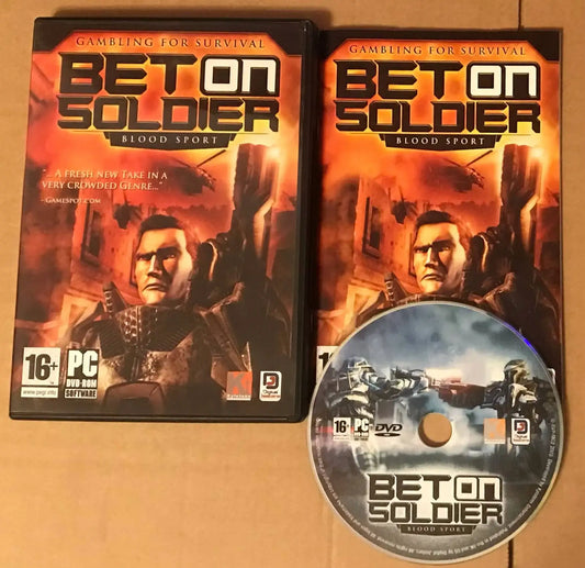 Bet On Soldier Blood Sport - PC GAME DVD rom Magretro