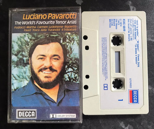 Luciano Pavarotti, The World's Favourite Tenor Arias, Decca, KSXC 6649 Magretro