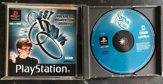The Weakest Link, PS1 Playstation One Game Boxed (PAL UK) Magretro