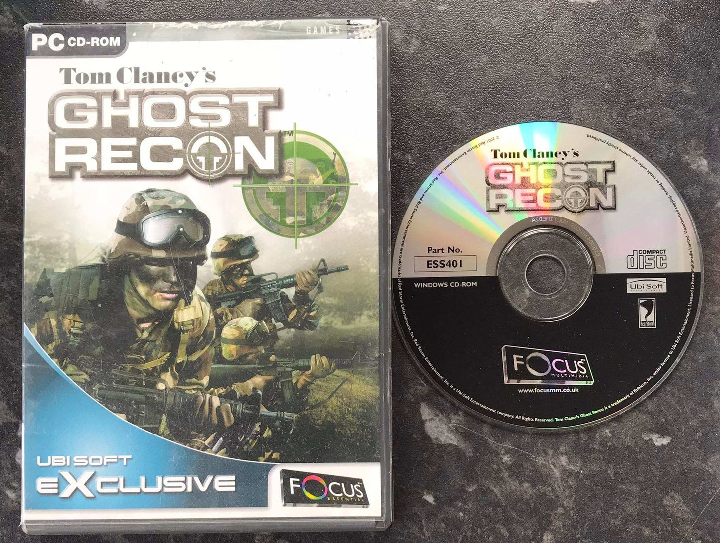Tom Clancy's Ghost Recon, Focus label, PC Game Magretro
