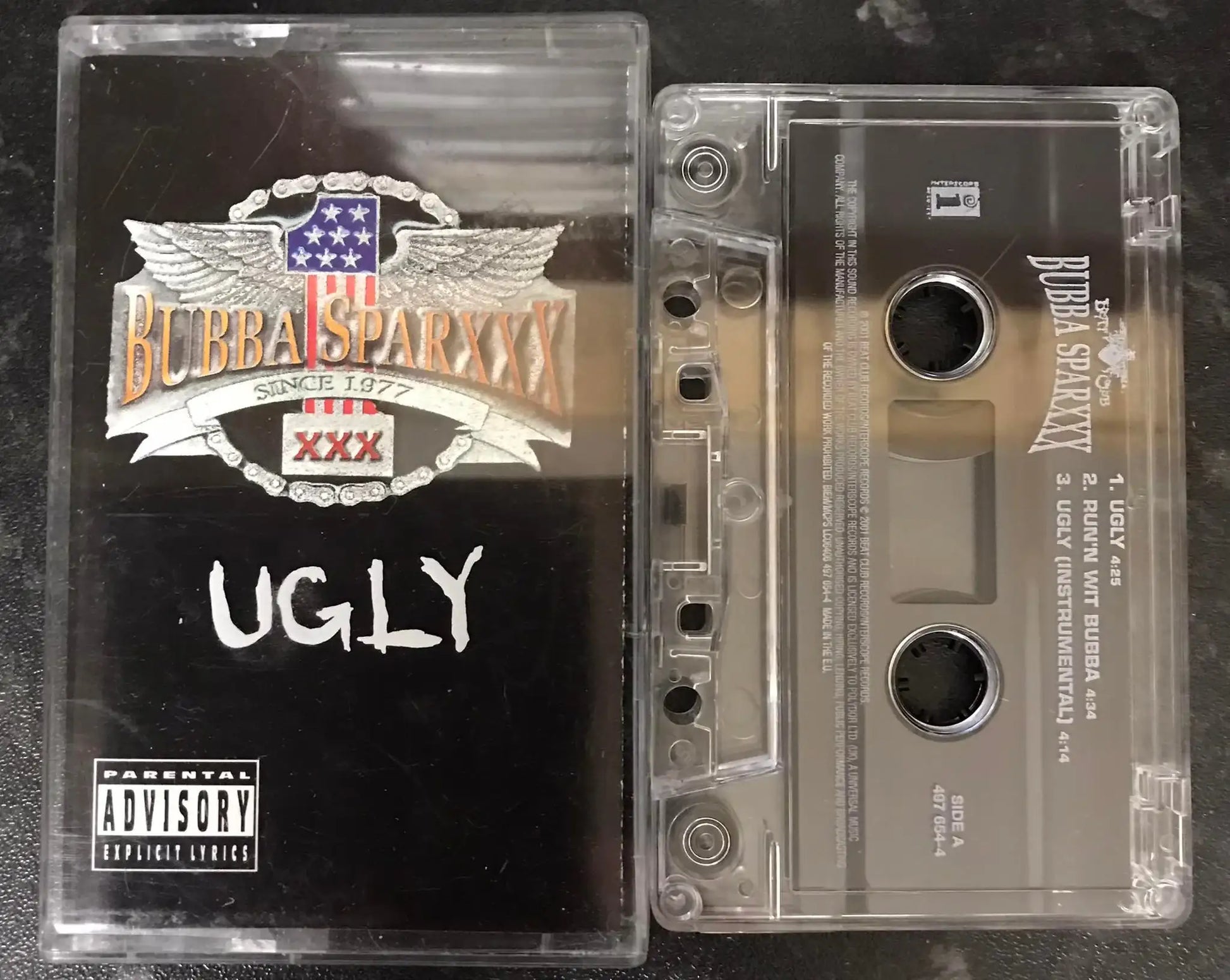 Bubba Sparxxx, Ugly Single, 497 654-4, Interscope, Vintage Cassette Magretro