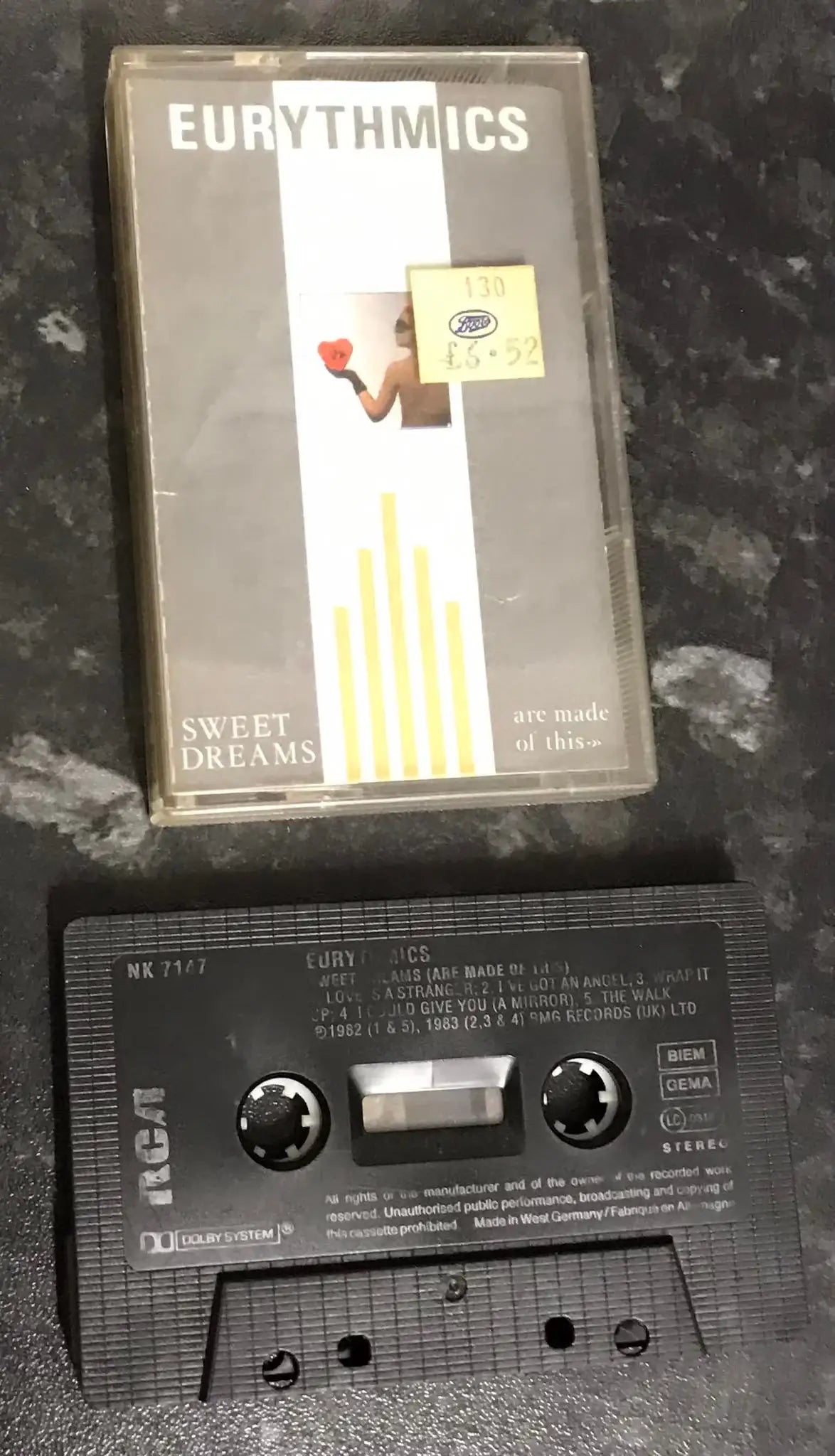 Eurythmics, Sweet Dreams Are Made Of This Album, RCA, NK 71471, Vintage Cassette Magretro