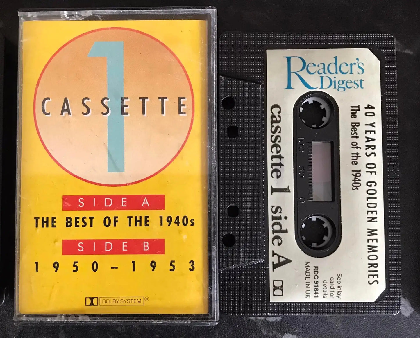 40 years of Golden Memories, Cassette 1, RDC 91641, Vintage Cassette Magretro