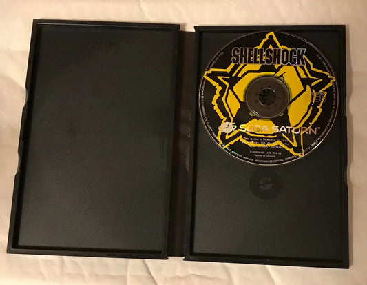 Sega Saturn game, shellshock UK PAL Magretro