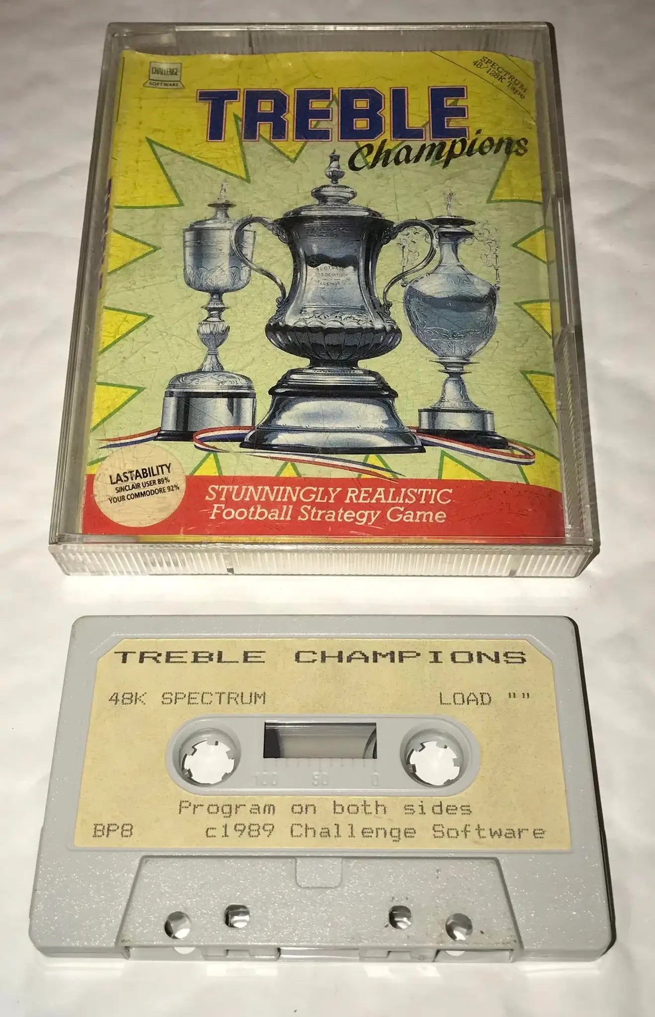 Treble Champions, ZX Spectrum game by Challenge, Working Magretro