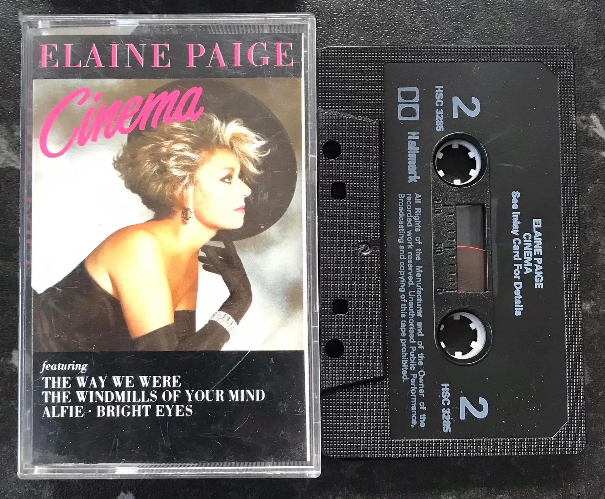 Elaine Paige, Cinema Album, Hallmark Records, HSC 3285, K-Tel ,CE 2282 Magretro
