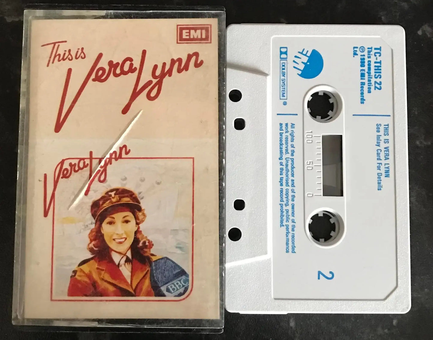 This Is Vera Lynn Album, EMI, TC-THIS 22, Vintage Cassette Magretro