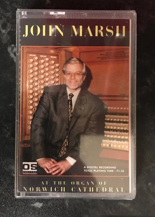 John Marsh on the Organ of Norwich Cathedral, SEALED, OS 6226, Vintage Cassette Magretro