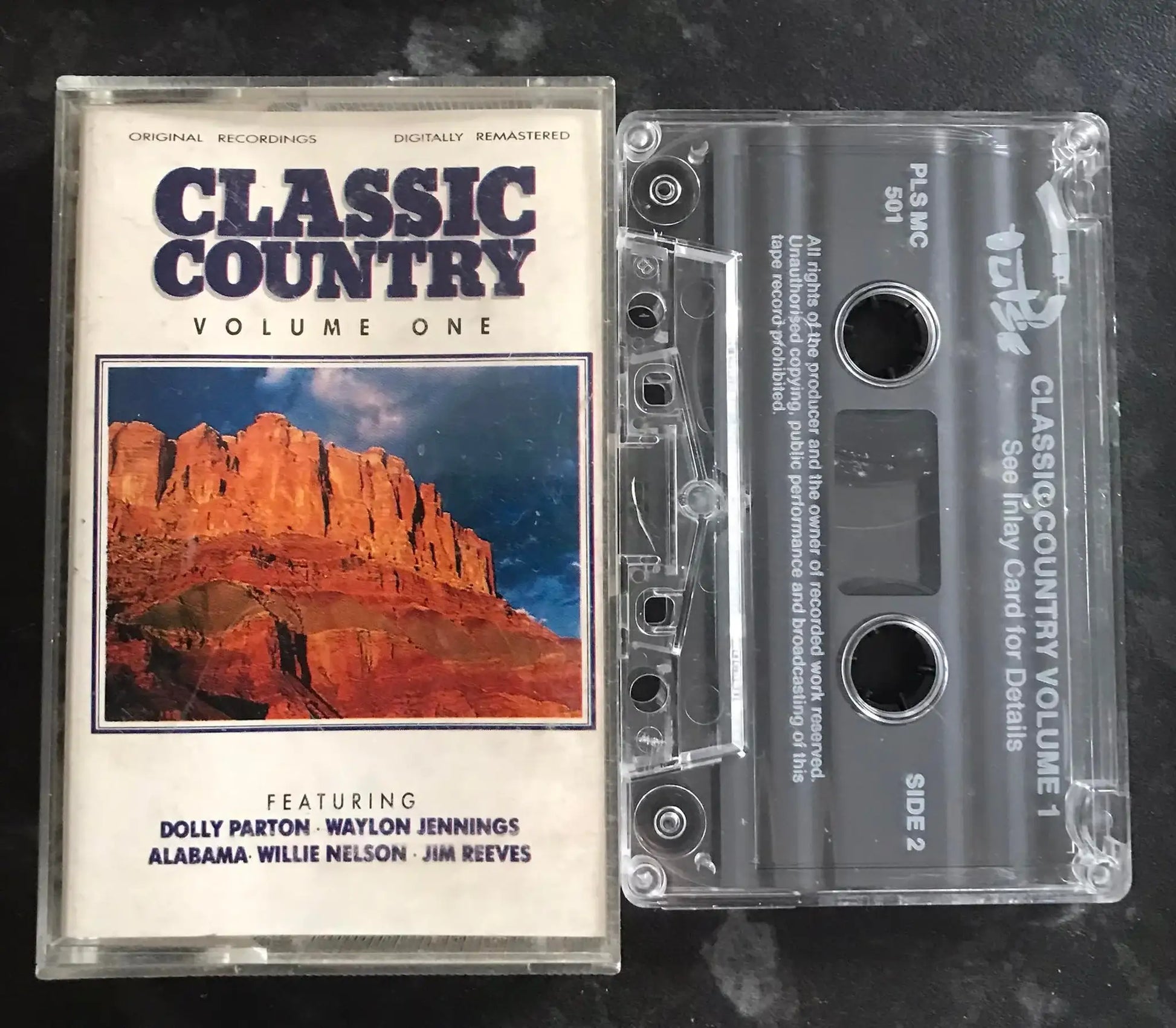 Classic Country, Volume 1, PULSE, PLS MC 501, Vintage Cassette Magretro