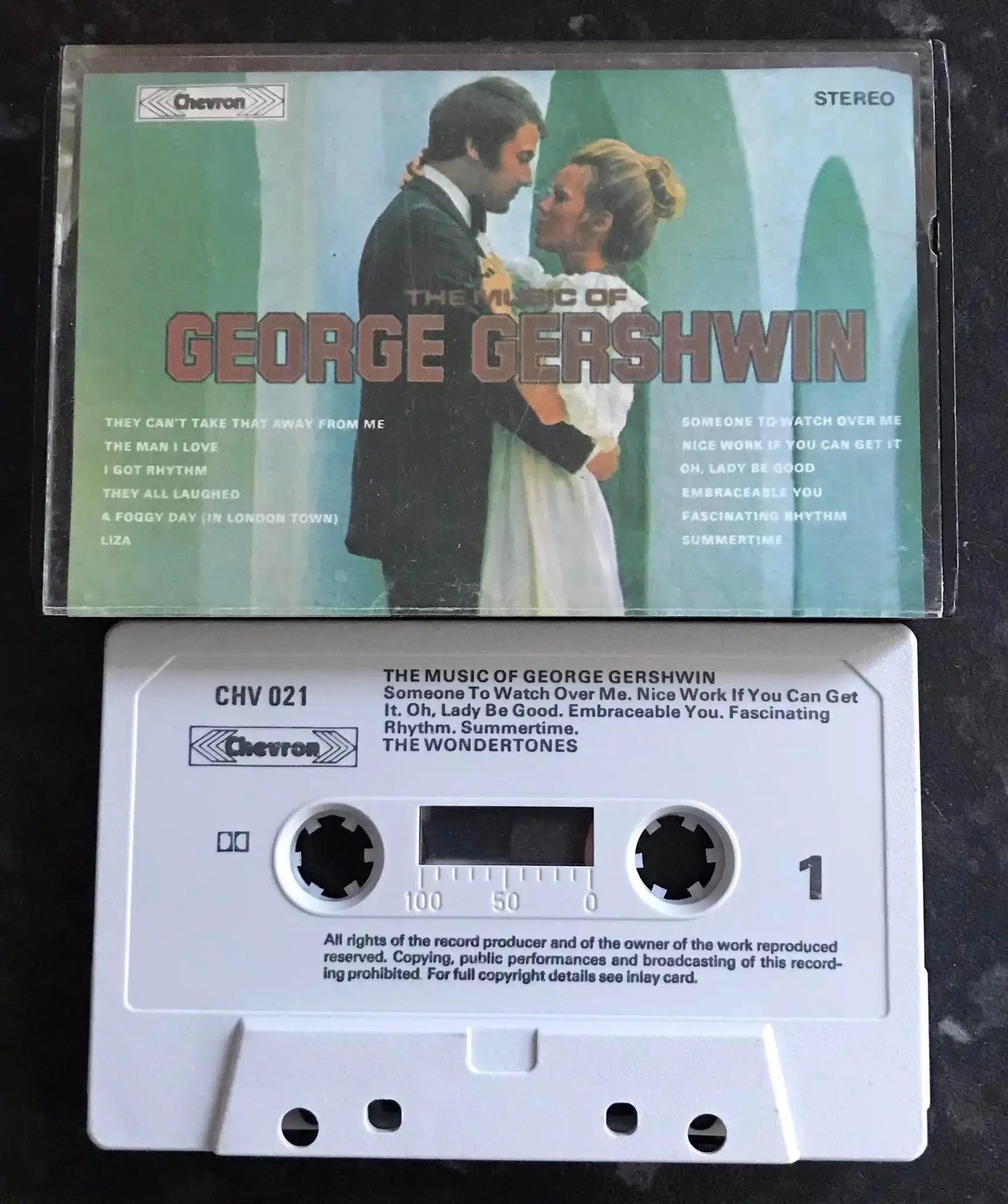 The Music of George Gershwin Album, The Wondertones, CHV 021 Magretro