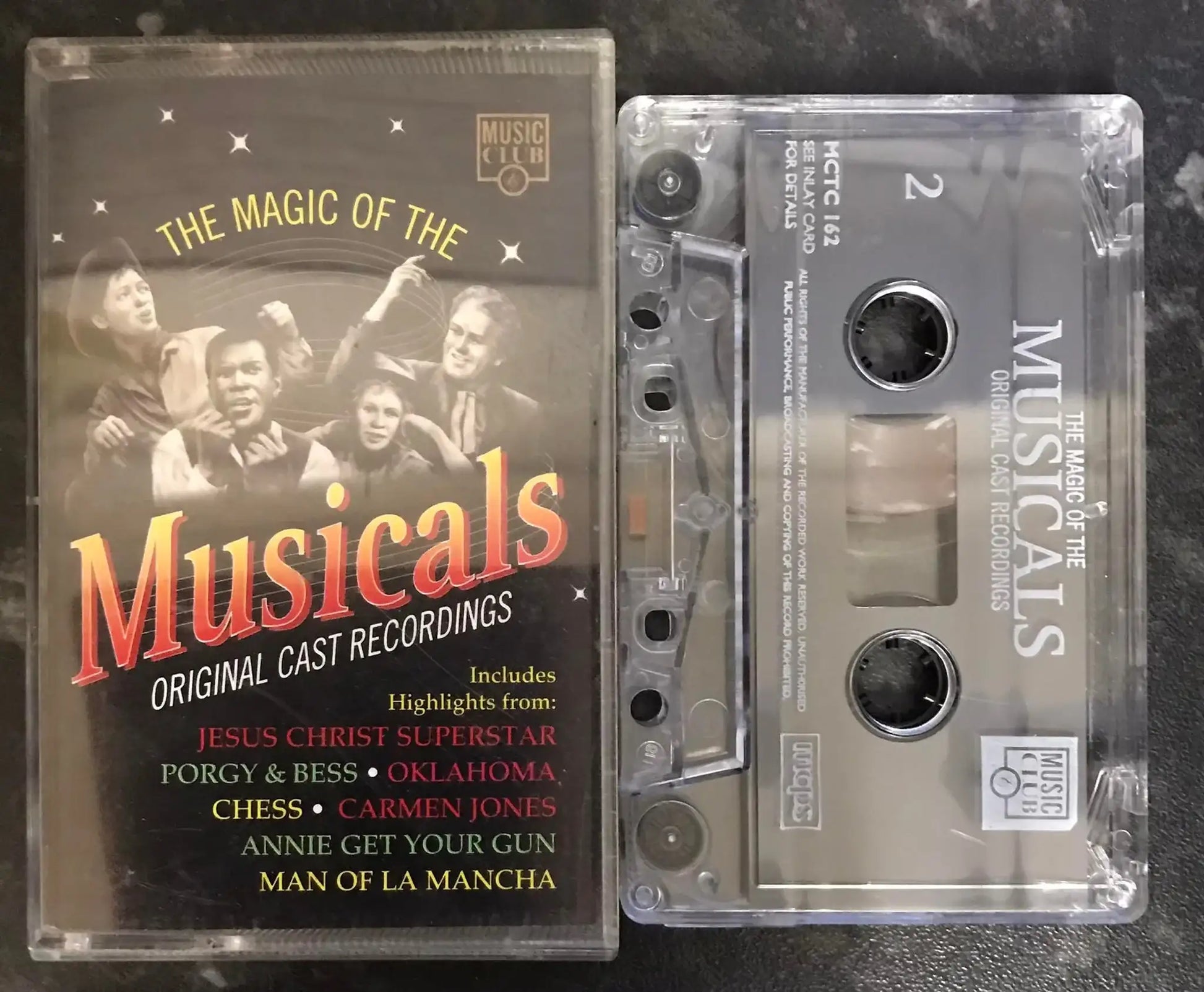 The Magic of the Musicals Album, mctc 162, Music Club, Vintage Cassette Magretro