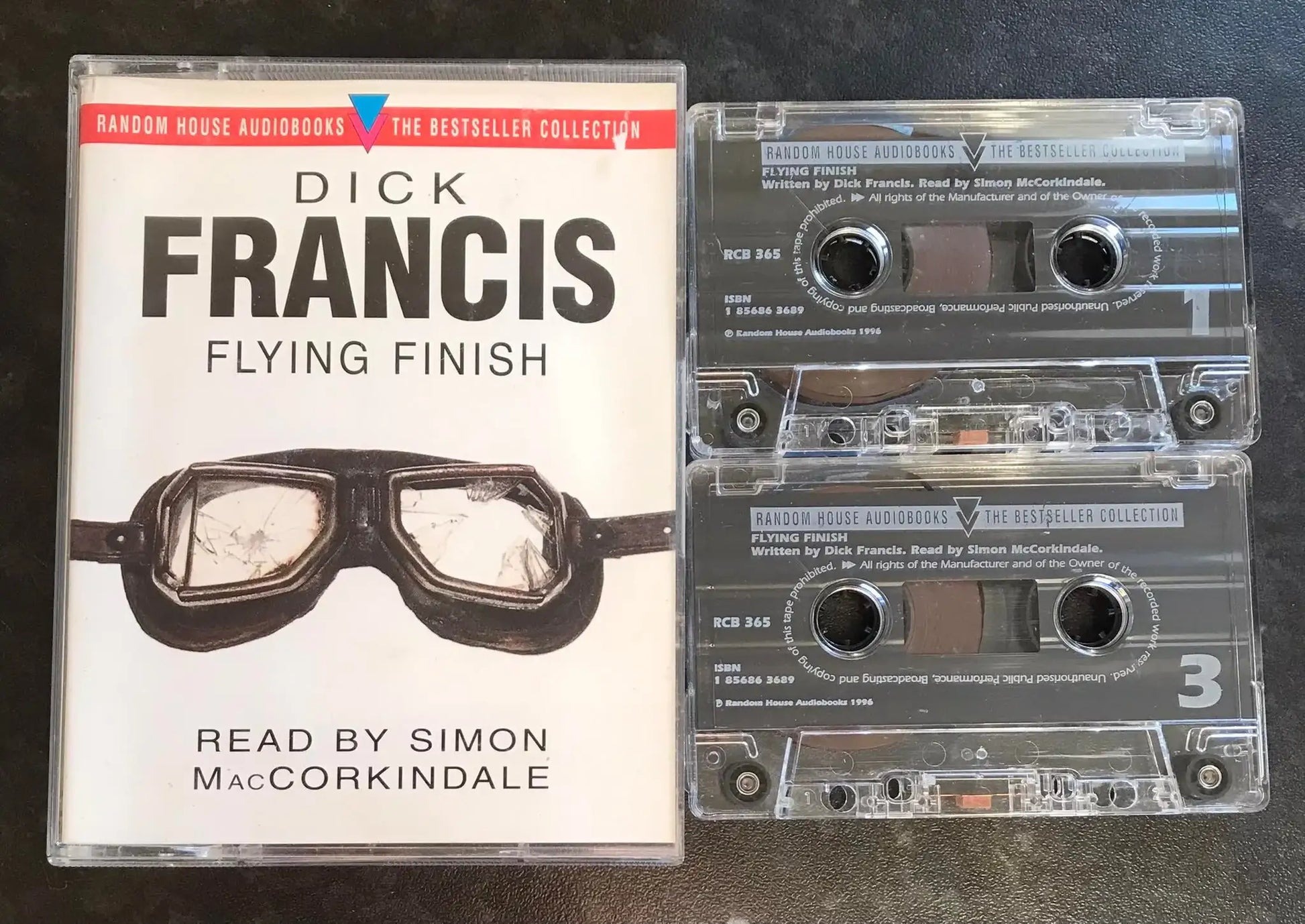 Flying Finish Audiobook, Dick Francis, Vintage Cassette Magretro