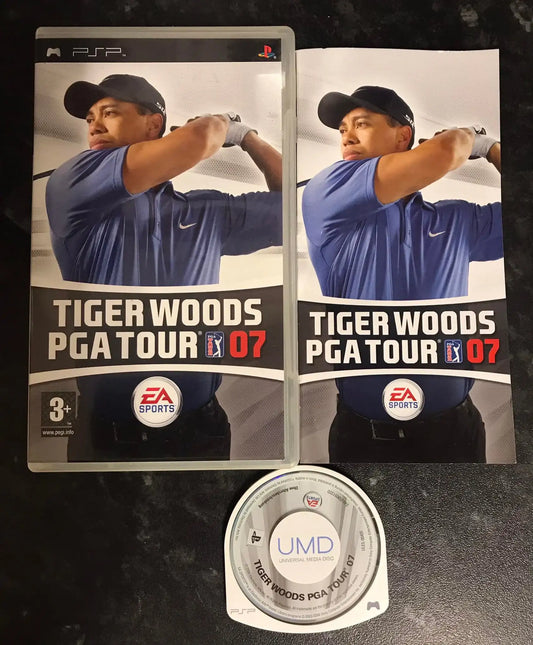 Tiger Woods Pga Tour 07, PSP Game Boxed Magretro
