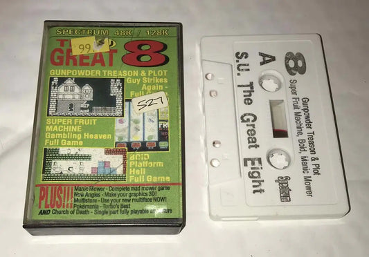 Sinclair User Tape, The Great 8 (24) Nov 92- Zx Spectrum Magretro