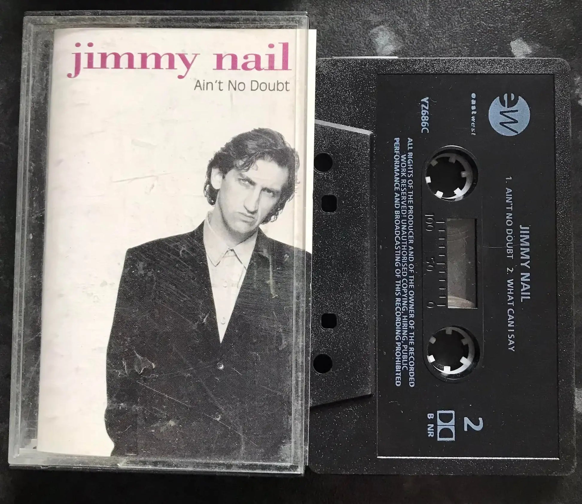 Jimmy Nail, Ain't No Doubt Album, EastWest, YZ686C, 4509-90225-4 Magretro