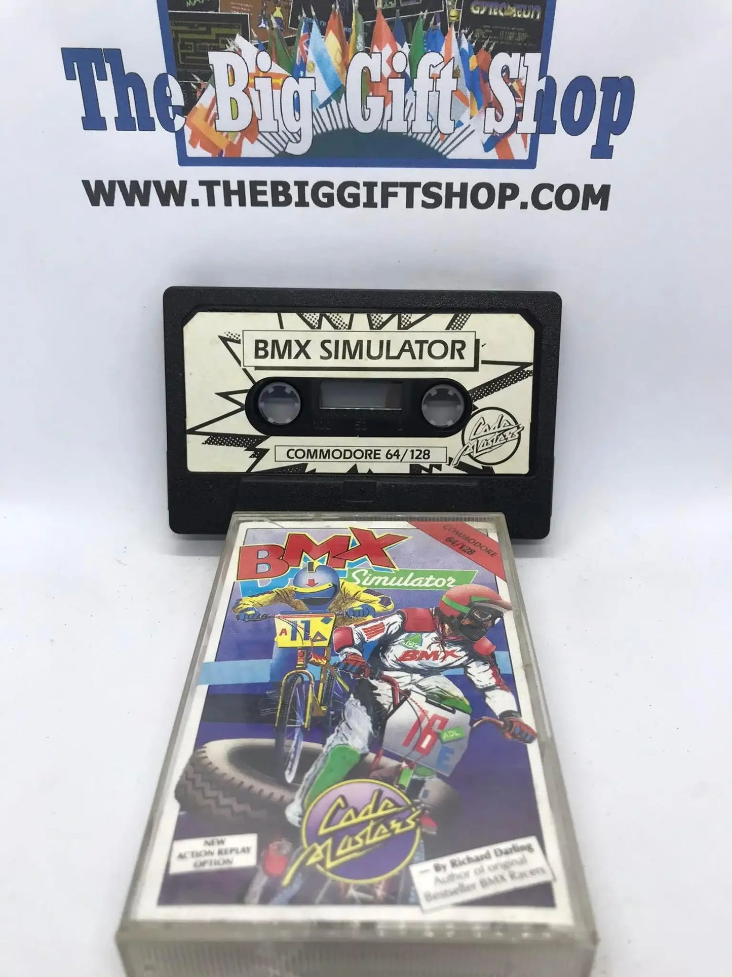 BMX Simulator, C64 Game, Released by Codemasters, WORKING Magretro