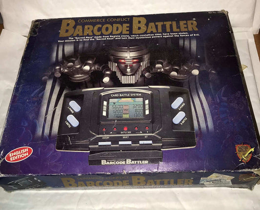 Vintage Barcode Battler Handheld Game English Edition Tomy Epoch Co 1991 Magretro