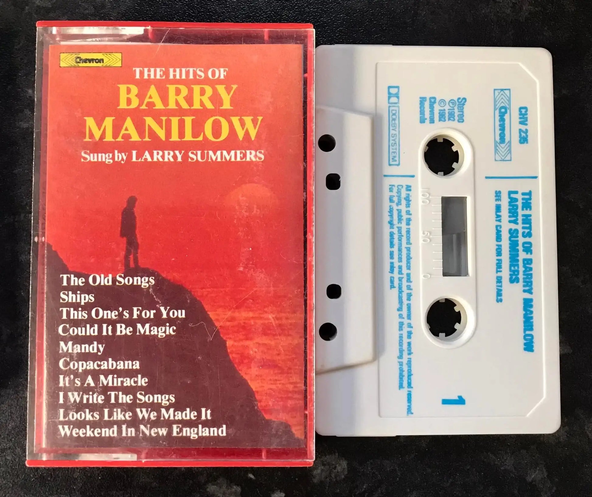 The Hits of Barry Manilow sung by Larry Summers Album, chv 235, Chevron Magretro