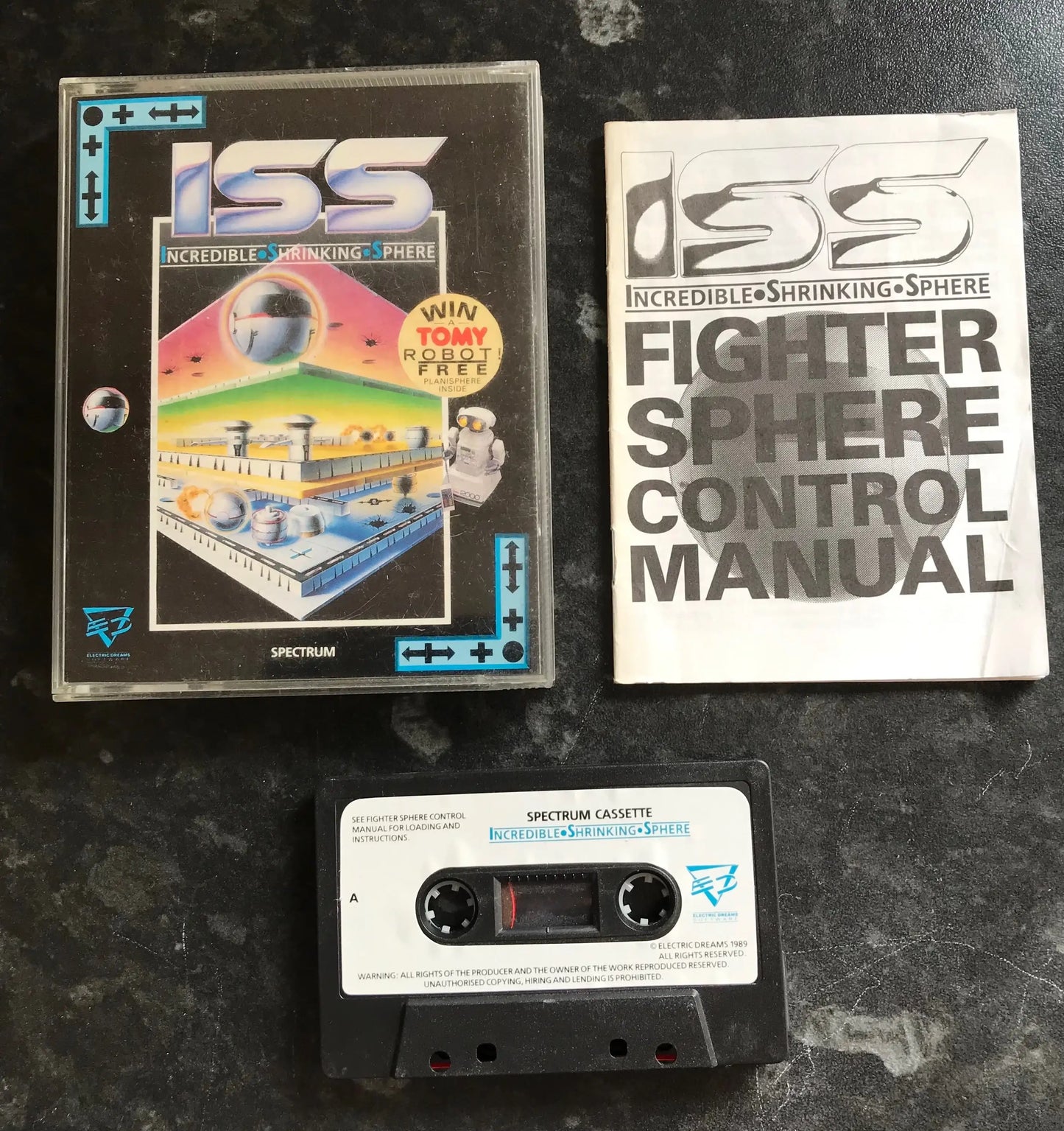 ISS, Incredible Shrinking Sphere, ZX Spectrum by Electric Dreams Magretro