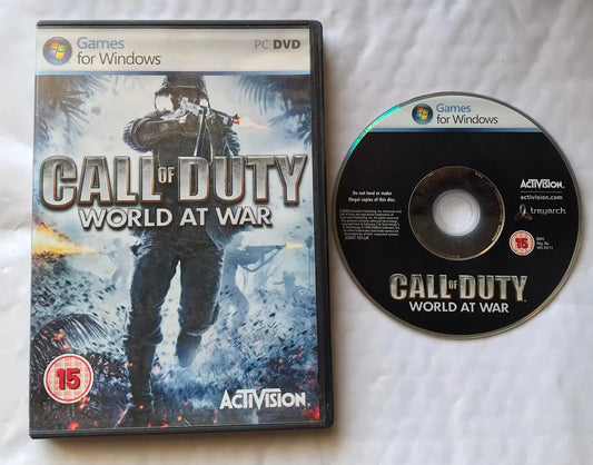 PC CD Rom Game, Call of Duty World At War, by Activision Magretro