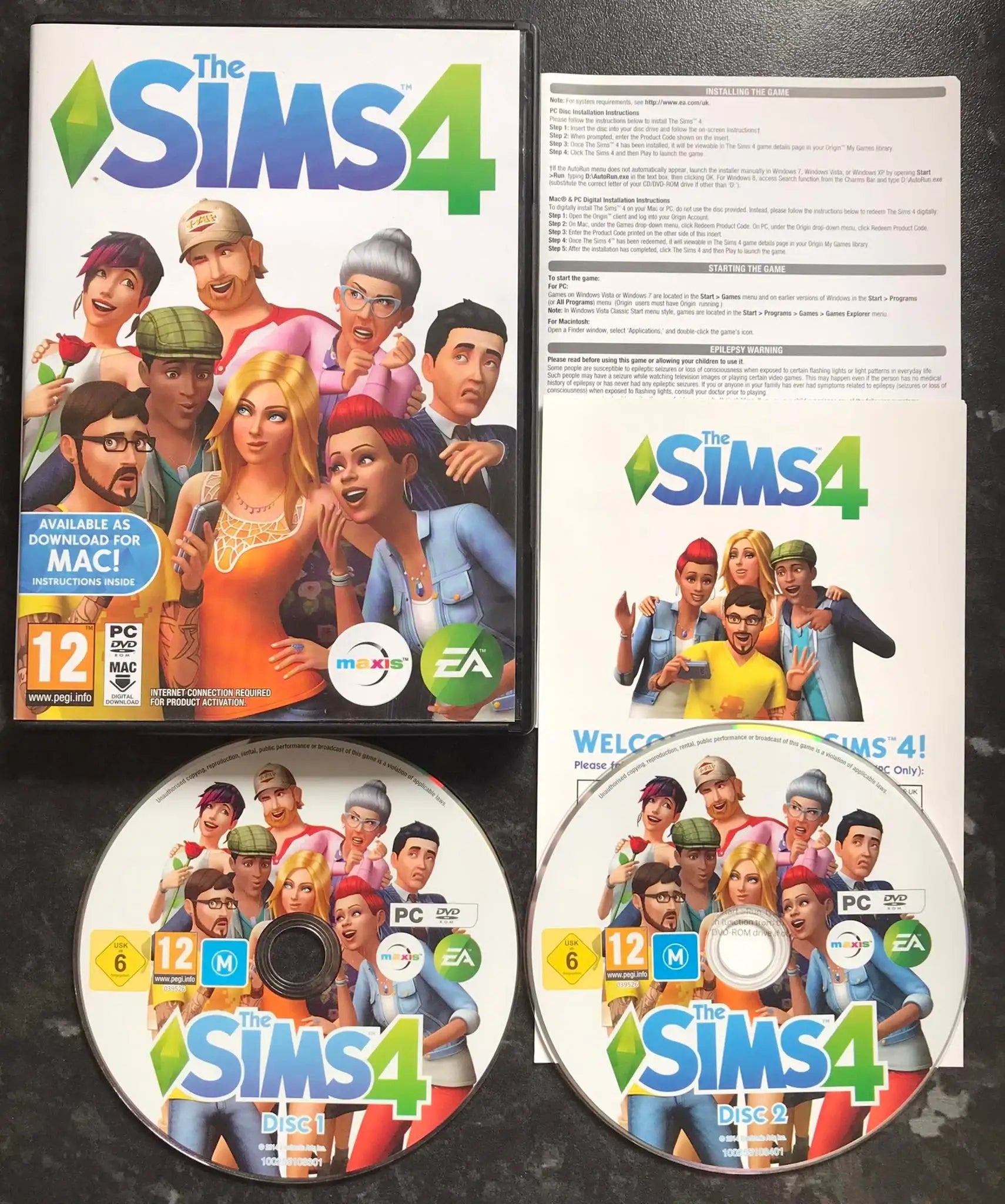 The Sims 4, UK, Pal, PC Game and Mac Game Magretro
