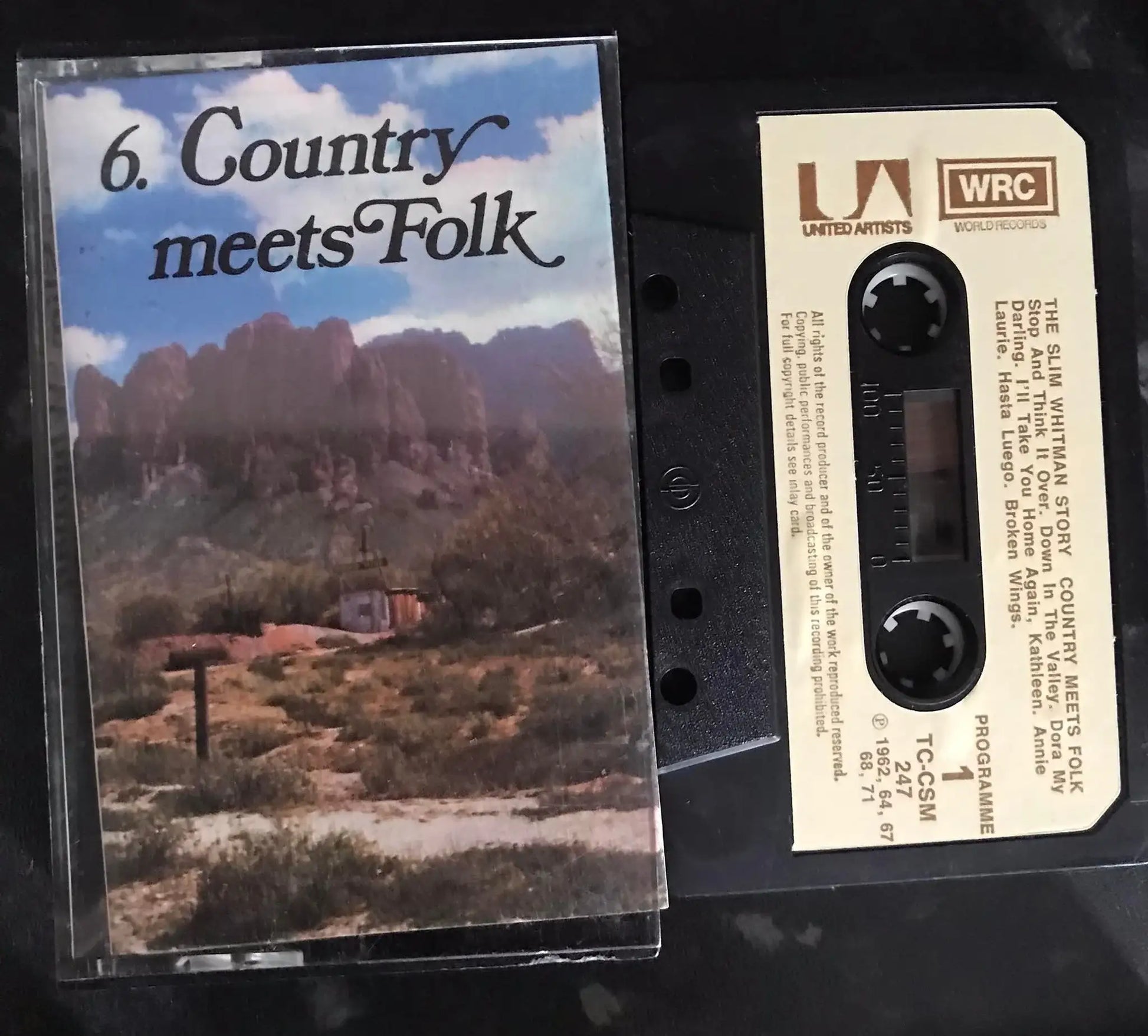 The Slim Whitman Story, Country Meets Folk Tape 6, TC-CSM 247, Vintage Cassette Magretro