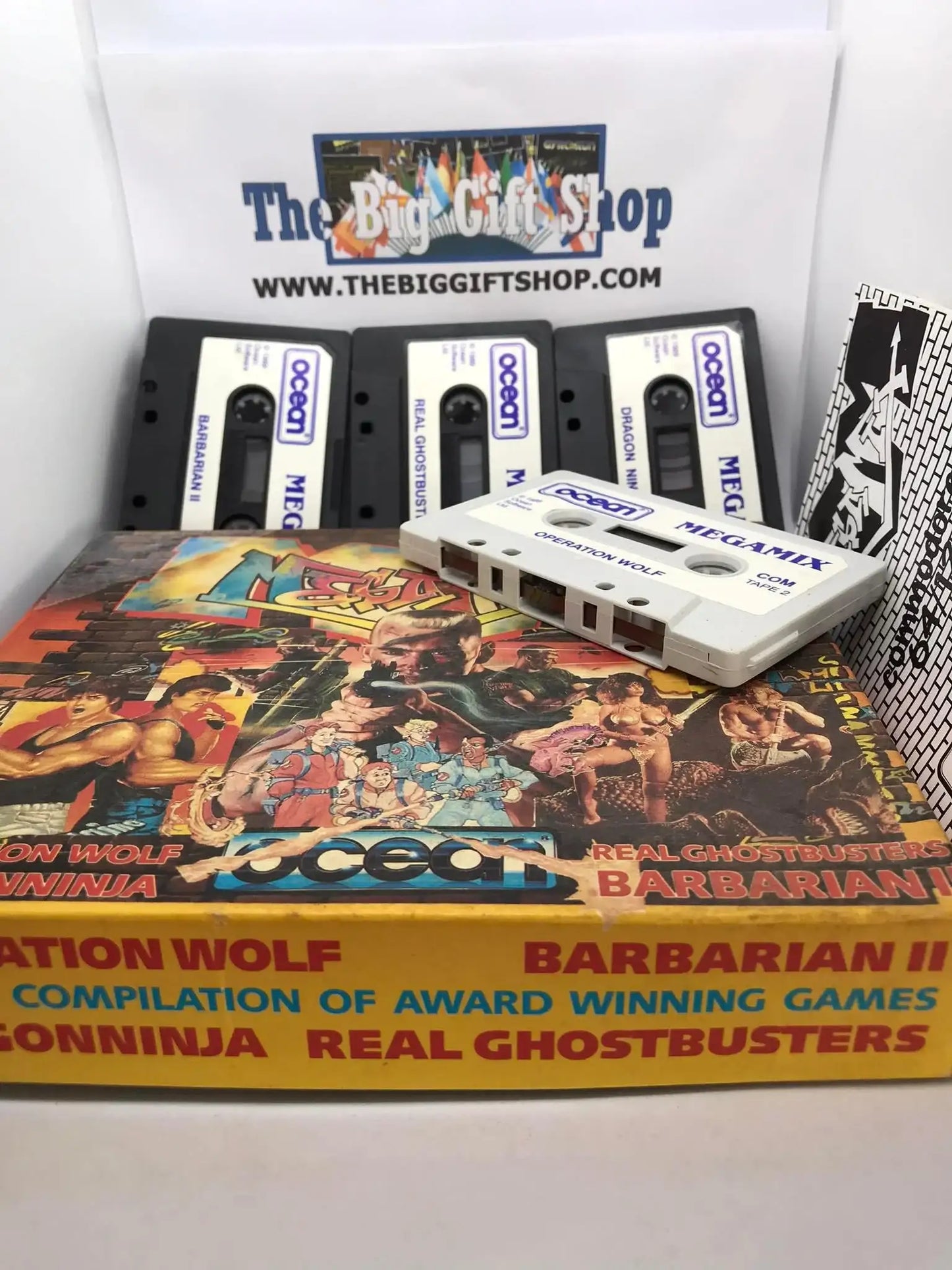 Mega Mix Compilation, C64, Released by Ocean Software Magretro