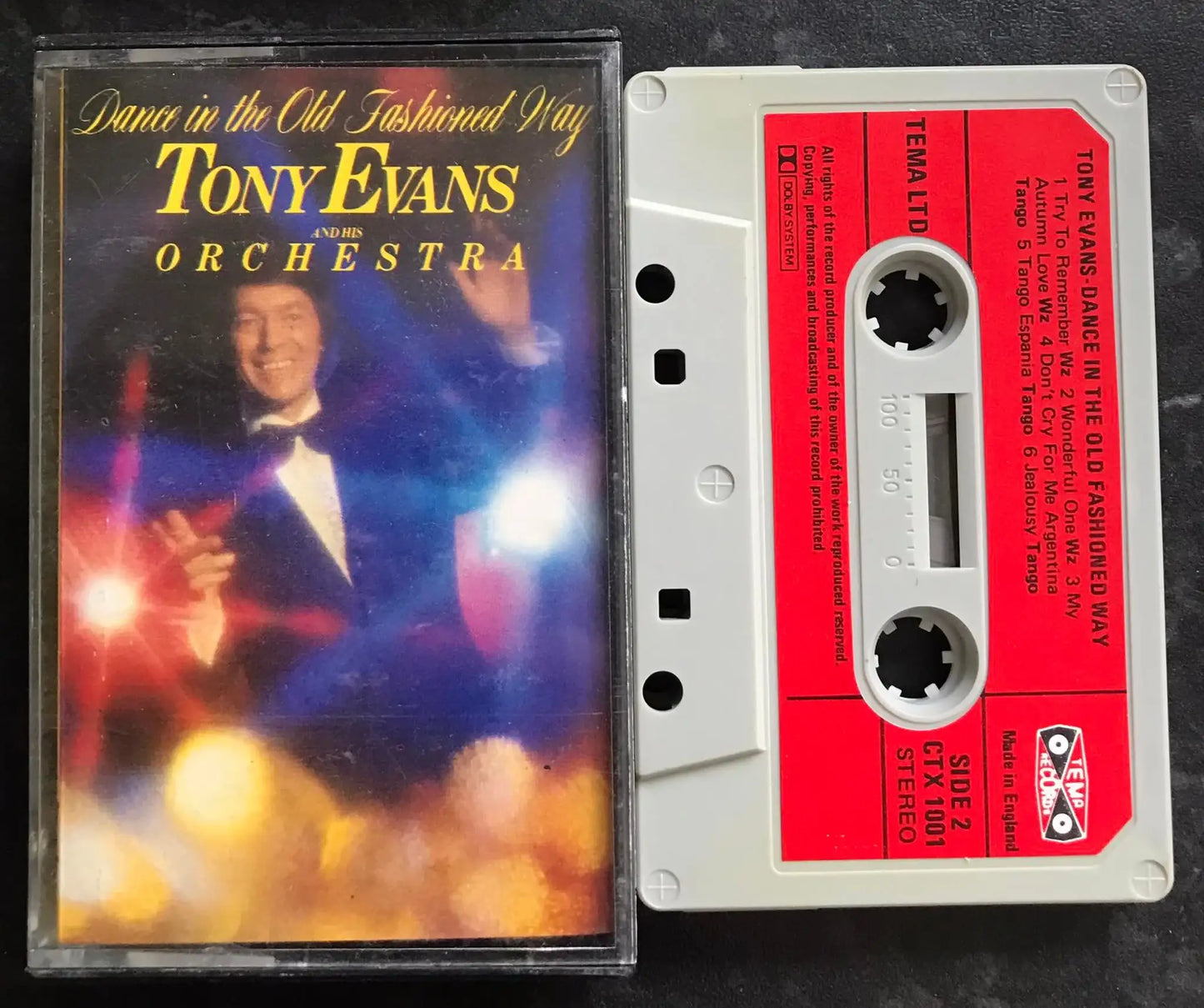 Dance in the Old Fashioned Way Album, Tony Evans Orchestra, ctx 1001 Magretro
