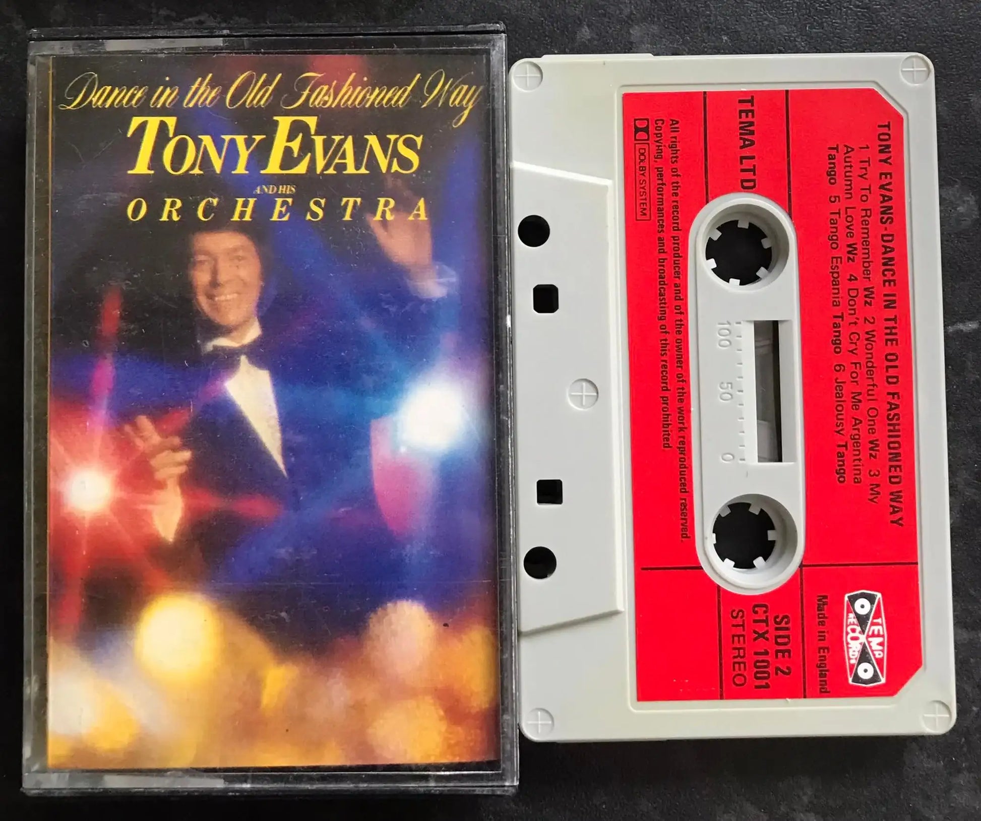 Dance in the Old Fashioned Way Album, Tony Evans Orchestra, ctx 1001 Magretro