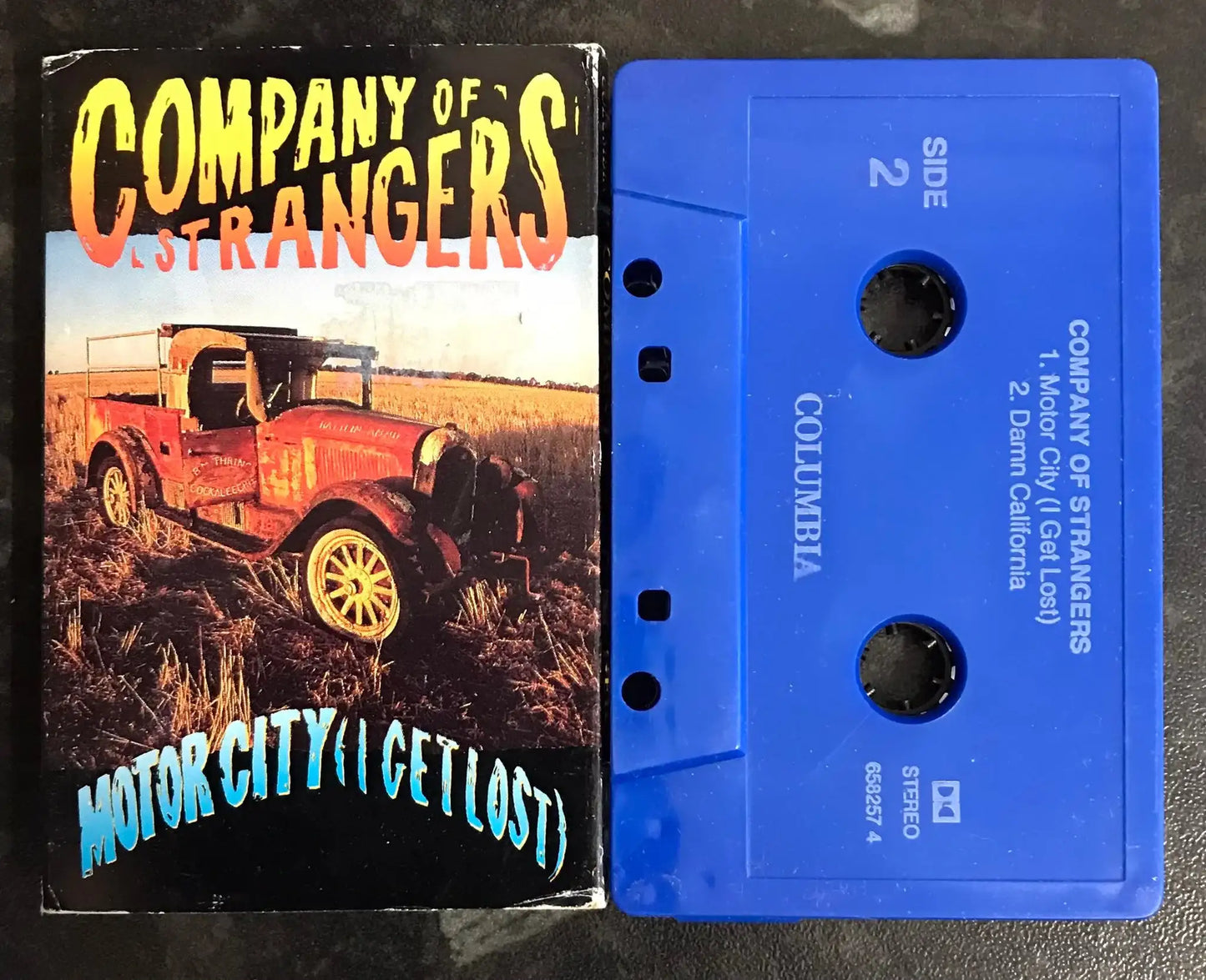 Company Of Strangers, Motor City (I Get Lost), Single, Columbia, 658257 4 Magretro