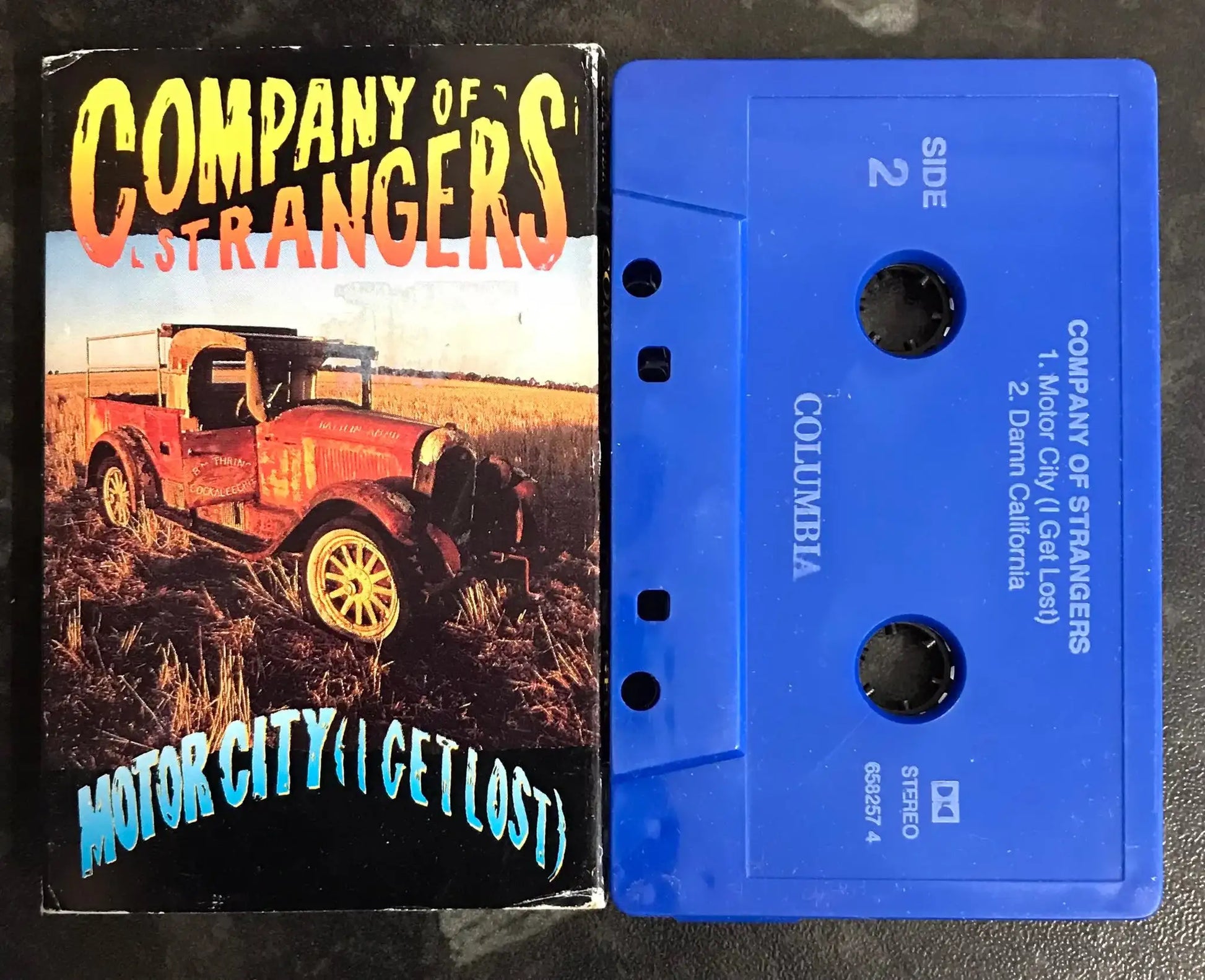 Company Of Strangers, Motor City (I Get Lost), Single, Columbia, 658257 4 Magretro