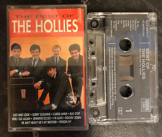 The Best Of The Hollies Album, Music For Pleasure, TCMFPE 6191, Vintage Cassette Magretro