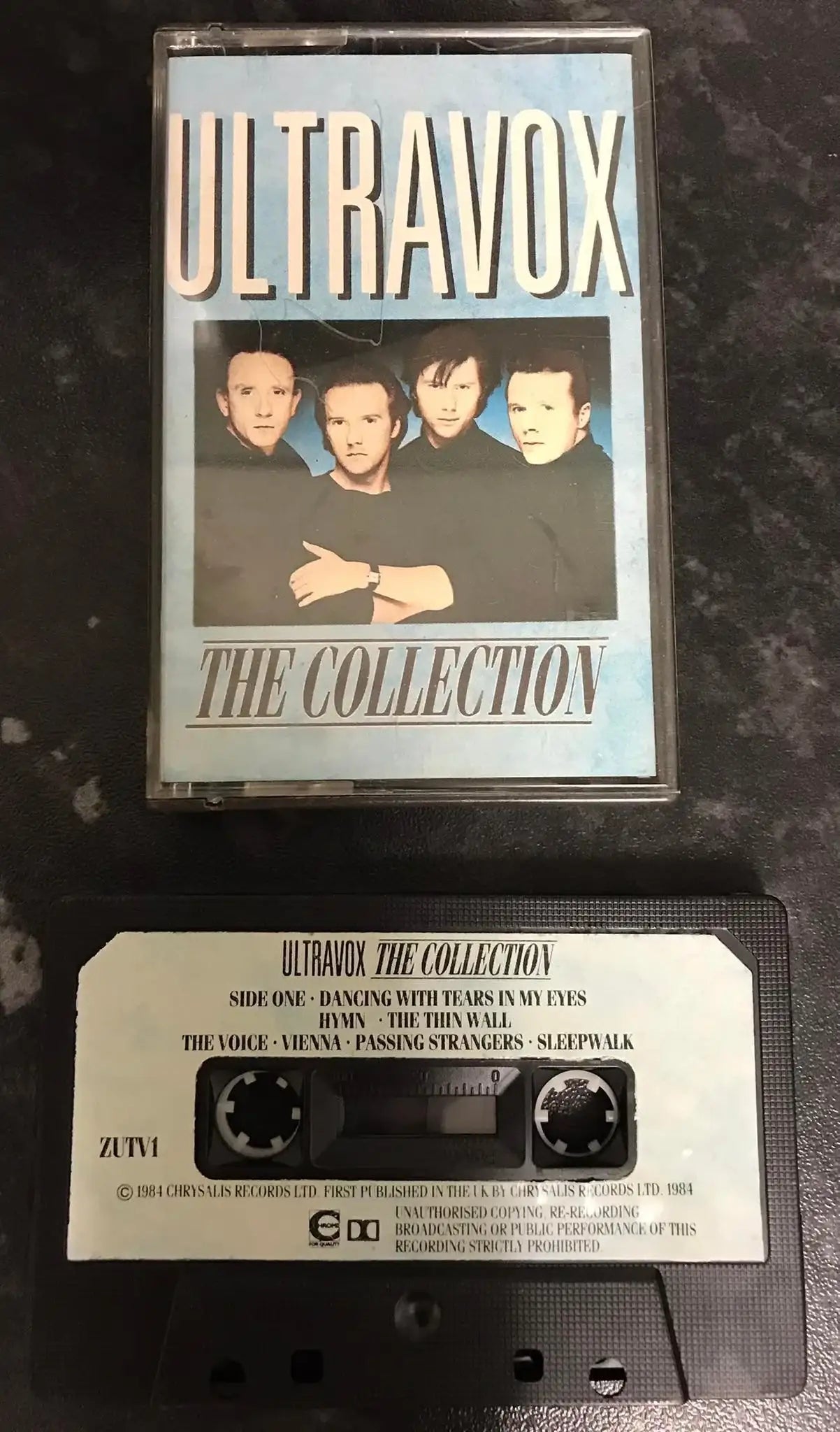 Ultravox, The Collection Album, Chrysalis, ZUTV1, Vintage Cassette Magretro