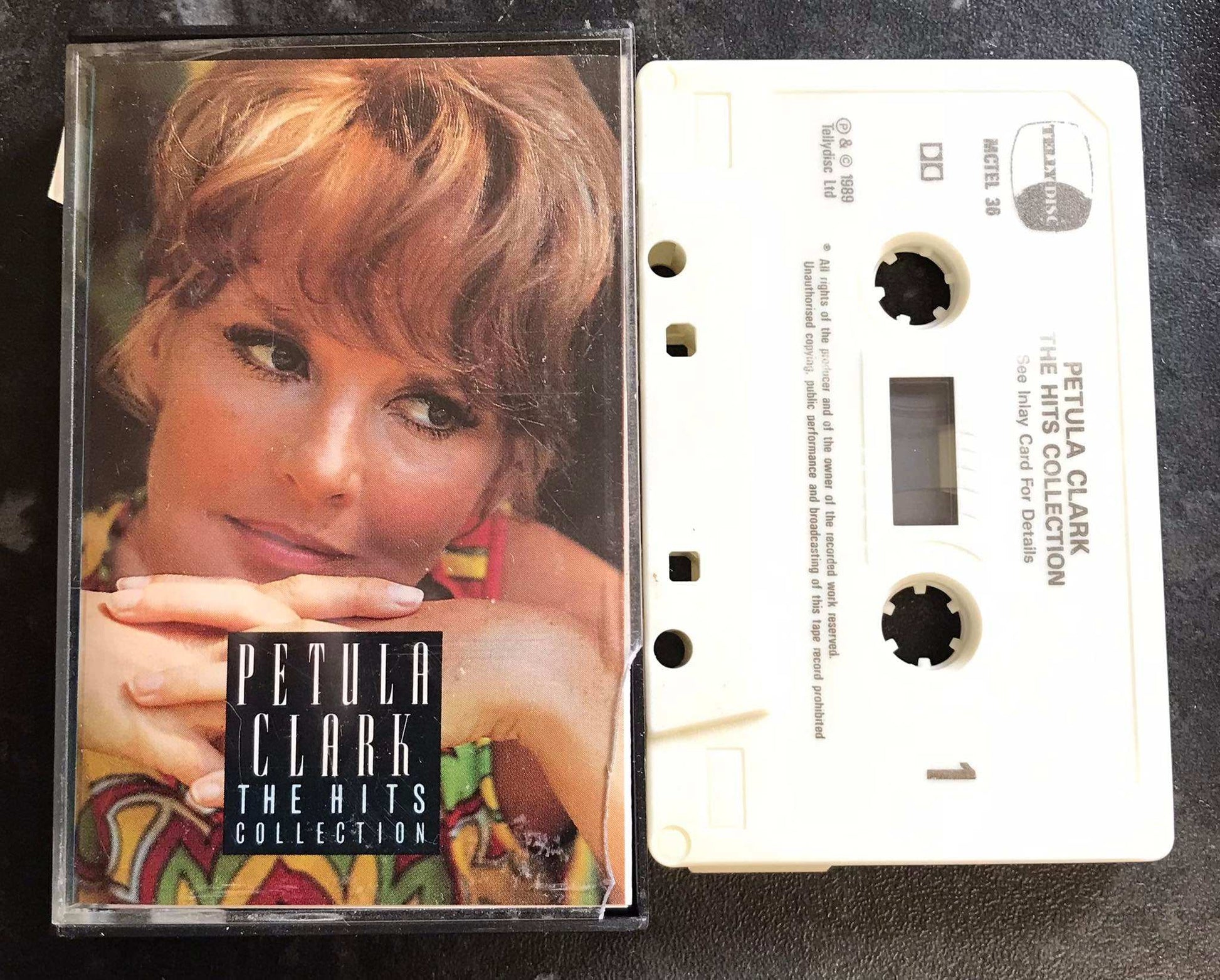 Petula Clark, The Hits Collection Album, Tellydisc, MCTEL 36, Vintage Cassette Magretro