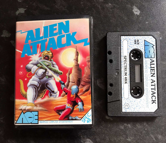 Alien Attack (Working), ZX Spectrum, by ACE (RARE) Magretro